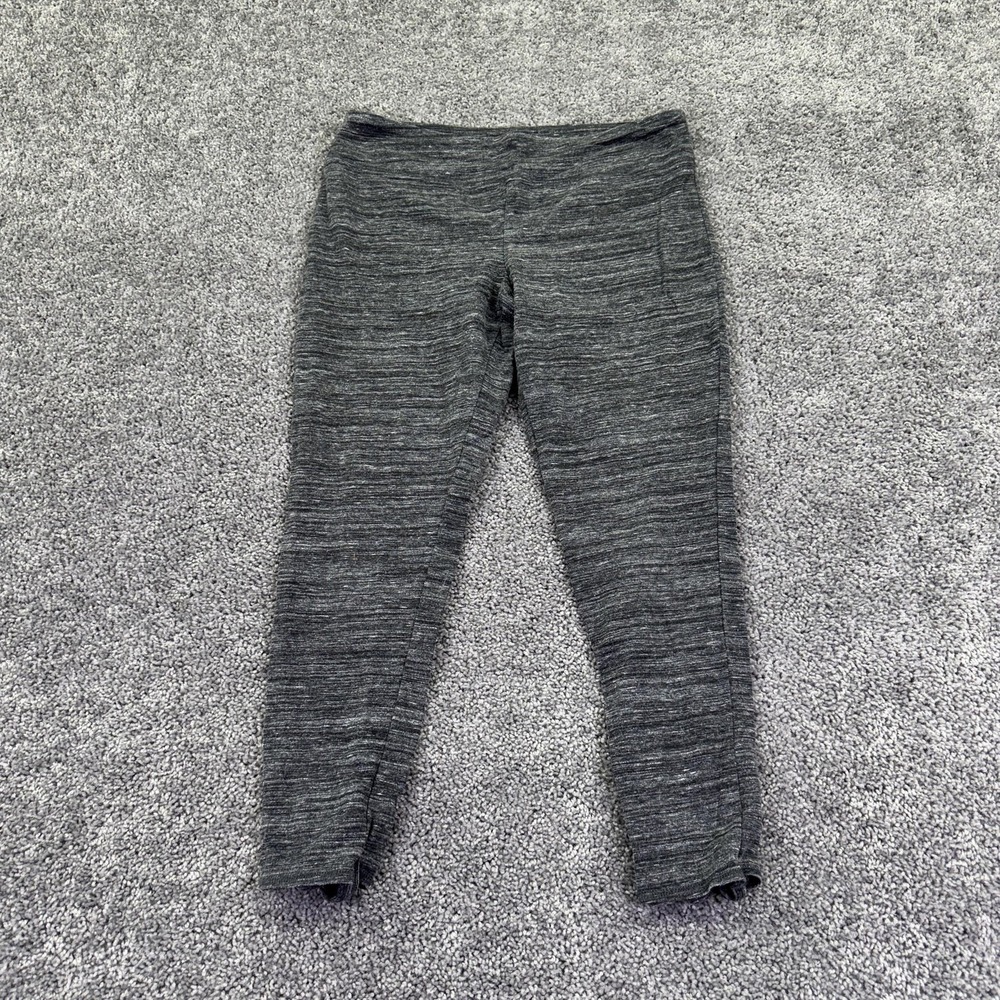 Mossimo Supply Co Leggings Womens L Gray High Rise Ankle Stirrup Stretch Casual